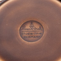 Ceramiczny kufel z przykrywką. Sygn. ROSENTHAL. Niemcy.